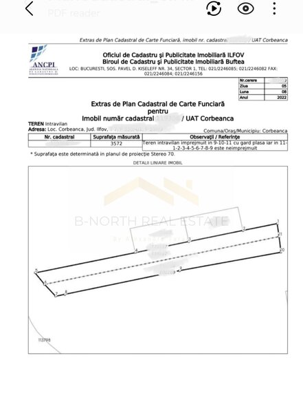 Corbeanca, parcela intravilana cu vedere superba la lac, investitie de top.
